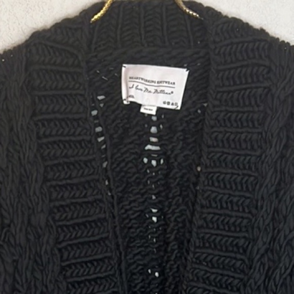 MR MITTENS Cable-Knit Wool Cardigan One Size - Picture 4 of 13